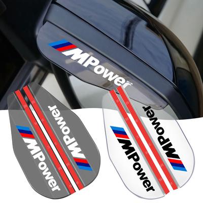 2 шт. Доска от дождя для бокового зеркала заднего вида автомобиля, козырек от солнца, защита-бровь для M E34 E36 E60 E90 E46 E39 E70 F10 F20 F30 X5 X6 X1 M3 M5 M6 E71 F01 F02 F87