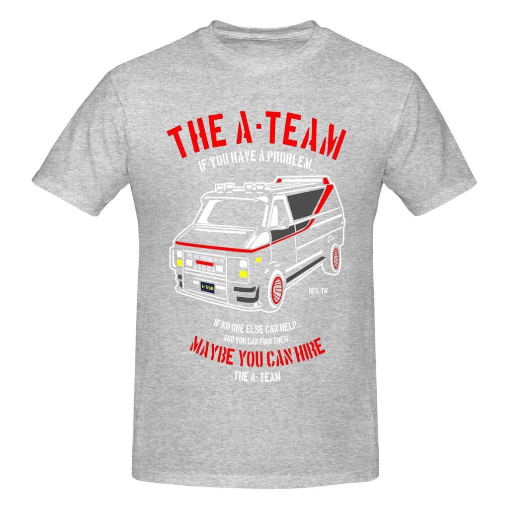 Футболка A Team, мужская, из чистого хлопка, винтажная футболка с круглым вырезом, футболки с коротким рукавом, одежда, идея для подарка