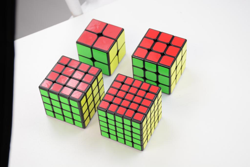 set of dice for a gift, various types of colorful, precise gift set