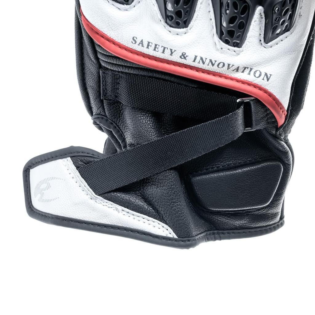 KOMINE Мотоциклетные перчатки Кожаные Защитные Теплые Перчатки HG Черные L GK-854