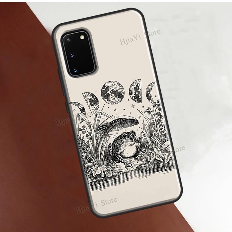 Чехол для телефона Samsung Galaxy S22 Ultra S21 S20 FE Note 20 S8 S9 S10 Note 10 Plus, оккультная колдовская луна, готическая ведьма