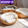 HOOPET Четыре сезона Кровать-будка для питомца для кошки, щенка, собаки, Кровати, Диван, Ручная работа, Бамбуковое плетение, Уютное гнездо для кошки, Аксессуары для питомцев