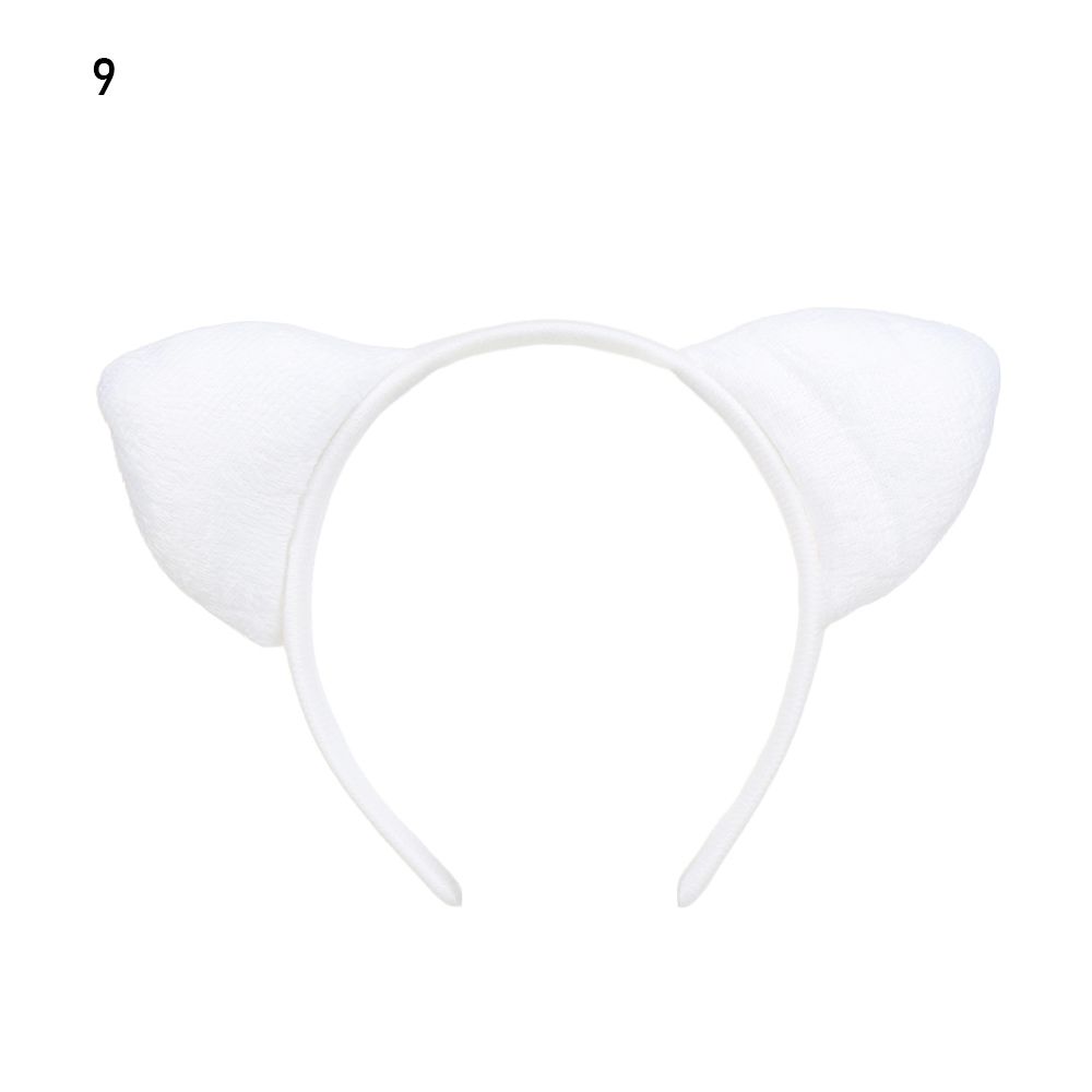 Birthday Cosplay Plush Dog Zebra Hair Accessories Hair Band Animals Ears Headband Party Supply