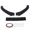 Front Bumper Lip Spoiler 3 Sections Bumper Lip Chin Splitter Diffuser Protector Body Kit Replacement for 6C 2015 2018