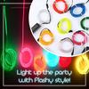 1M Battery Operated Luminescent Neon LED Lights Glow EL Wire String Strip Rope