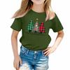 Christmas Day Toddler Girl Boy T-Shirts Kids Top Boys And Girls Printed Short Sleeved T-shirt