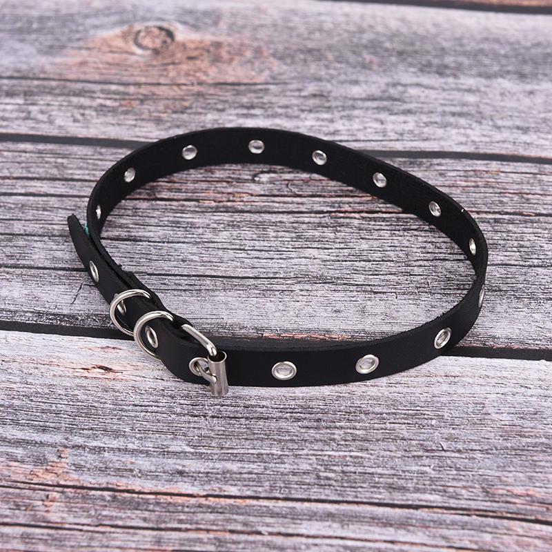Женское кожаное колье в стиле панк, готическое ожерелье, сексуальный воротник, кольцо на шею, ювелирный подарок
