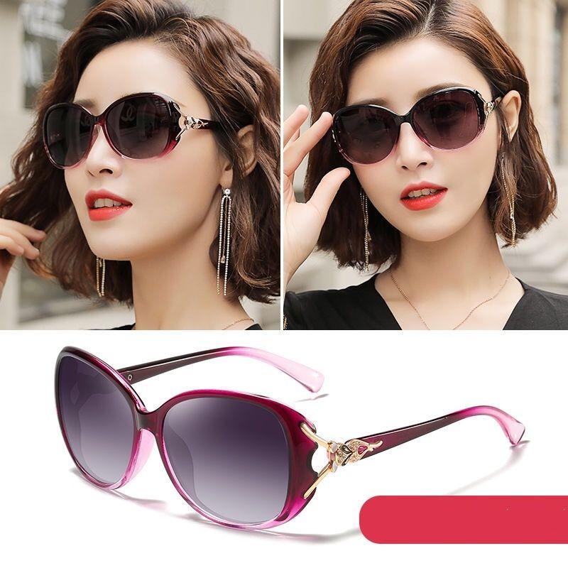 Солнцезащитные очки женские модные овальные солнцезащитные очки женские кошачий глаз УФ-защита поляризованные солнцезащитные очки