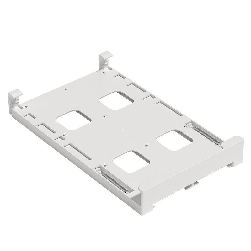 Over-the-Door Refrigerator Organizer - 8-Can Hanging Storage Rack for Soda Beer Cans, Space-Saving Kitchen Shelf (White)