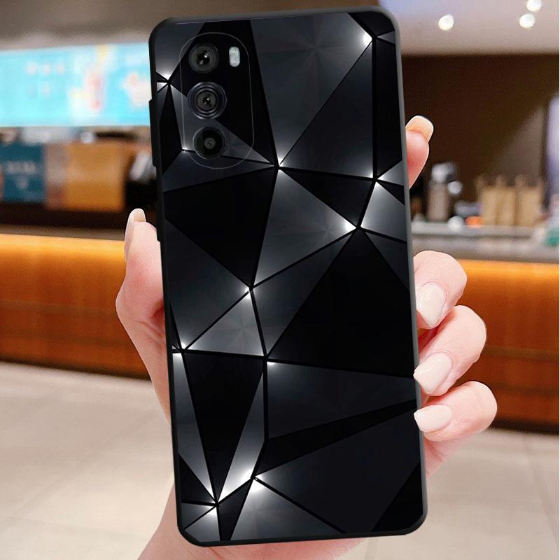 Чехол для телефона Motorola Edge 50 40 Pro 60 50 40 30 Ultra Neo Fusion Moto G85 G72 G53 G54 G84 G13 G32 Роскошная Геометрия Крутой