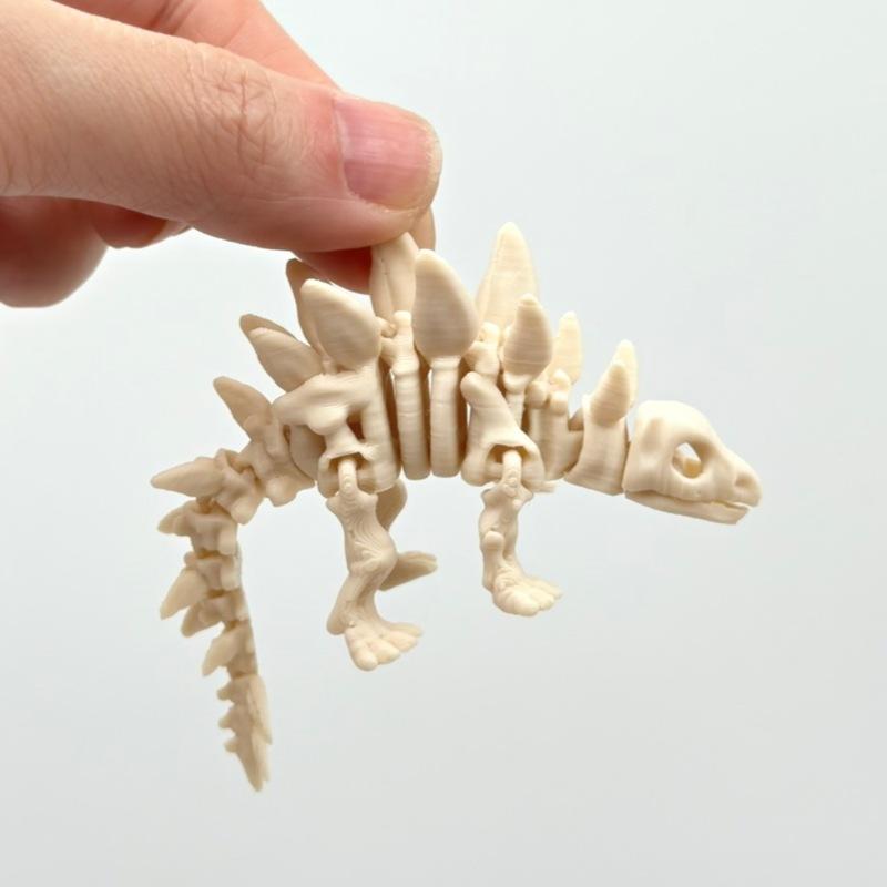 3D Printed T-Rex Skeleton Toy Full Body Articulated Joints Realistic Dinosaur Animal Model for Collection Enthusiasts