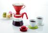 Набор кофейного сервера HARIO V60 02, Кофе-дрип, 1-4 чашки, Красный, VCSD-02R