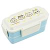 (OSK) CKW No.5 Bento Box, Two-Tier with Dividers, 600ml, Chiikawa Design, Made In Japan, Antibacterial, Dishwasher and Microwave Safe, PCW-600S