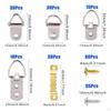 Комплект из 270 крючков для подвешивания фотографий, 7 моделей вешалок для картин с винтами для офиса и семьи