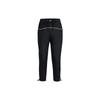 Solid Color Woven Straight Leg Pants Women Bottoms Black 1373593-002