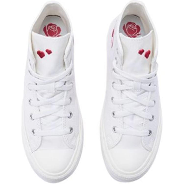 Converse Кеды All Star High top Детские Канвас Белый/Розовый Унисекс A10716C