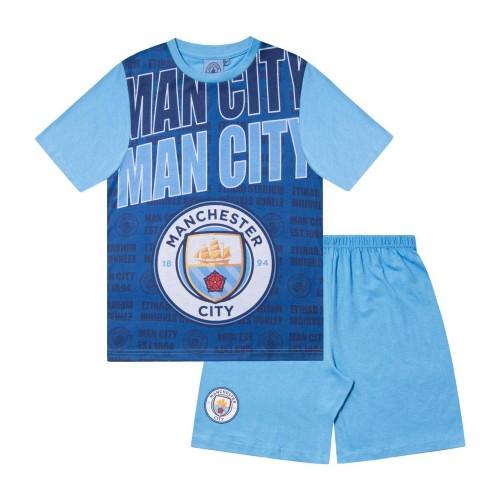 Manchester City FC Boys Ederson M. 31 Sublimated Short Pyjama Set