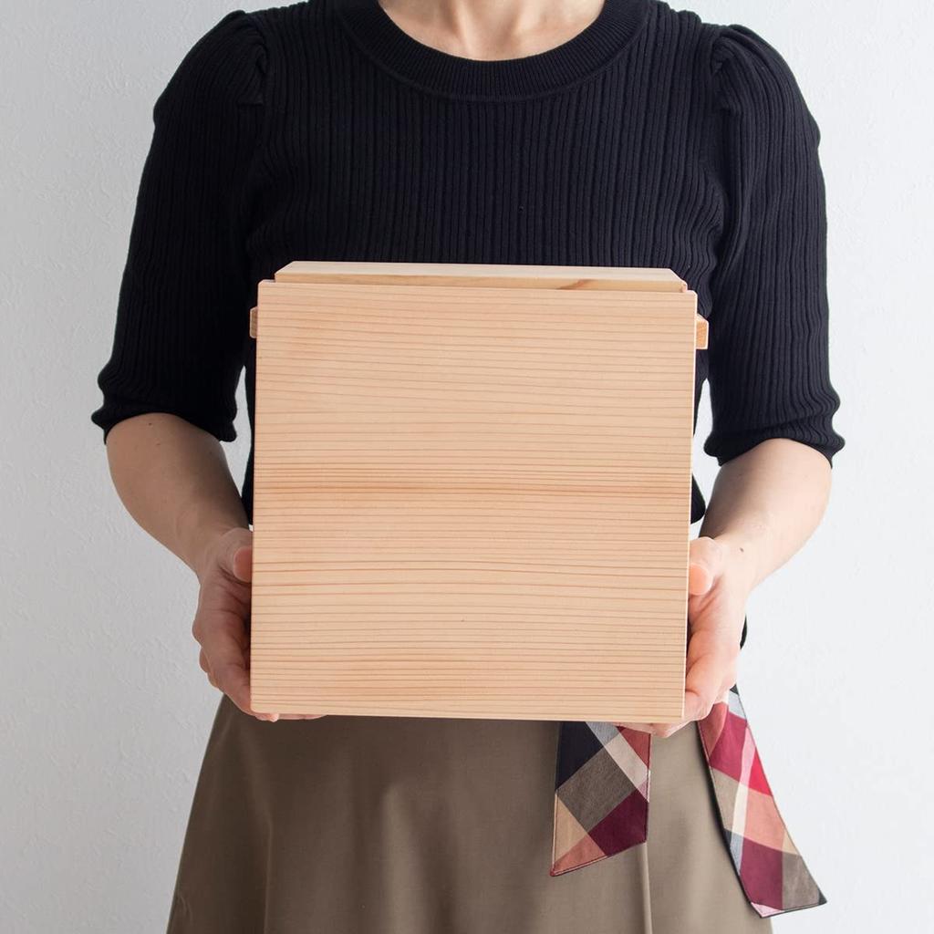 Хлебница из натурального кедра, хлебница Stocker, деревянный контейнер для хранения, разделочная доска, изготовленная в Японии, стильная хлебница для хранения продуктов