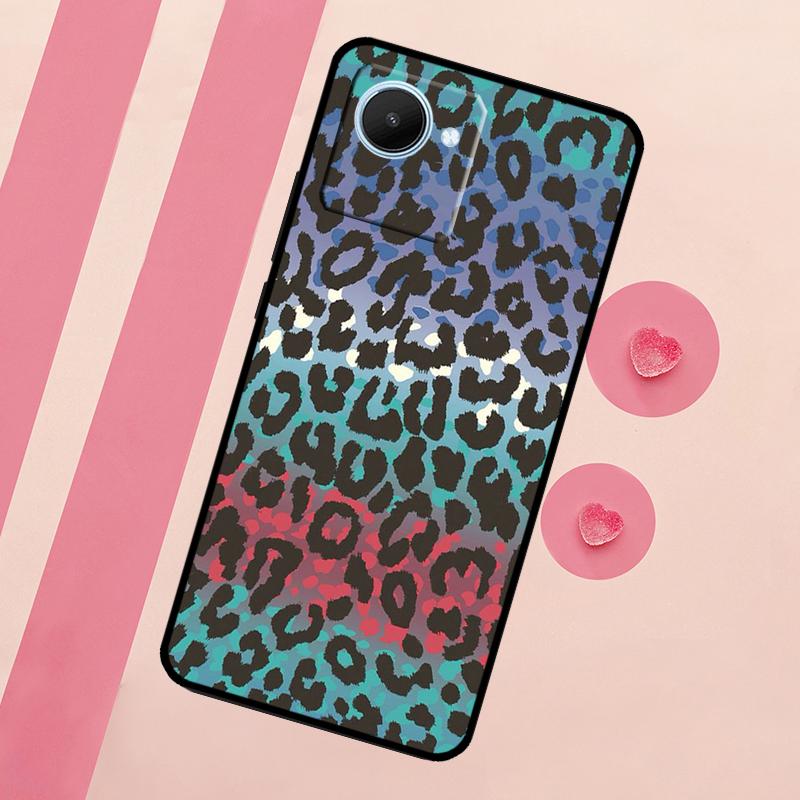 Leopard Skin Case For Realme 11 Pro Plus 10 9 GT Neo 5 3 3T C11 C15 C25s C21Y C30 C31 C33 C35 C53 C55