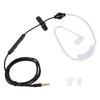 In Ear Headsets Air Tube Security Earpiece with Mic for IOS for Android Black Cable White Tube