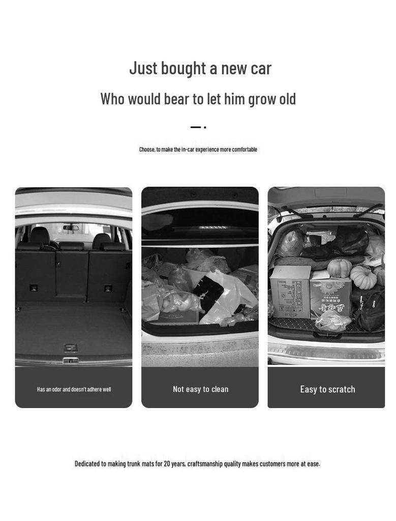 Коврик в багажник 2024 Toyota Prado: Внутренняя модификация для заднего кофра