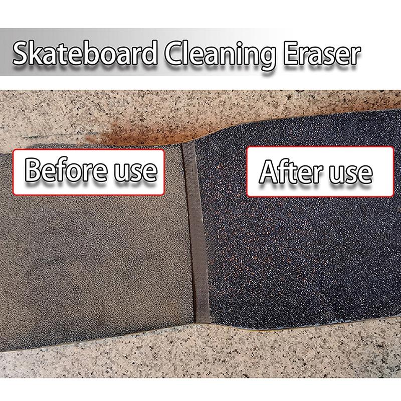 Резиновый блок для чистки скейтборда. Очиститель ленты для скейтборда. Алмазный кубик для удаления грязи.