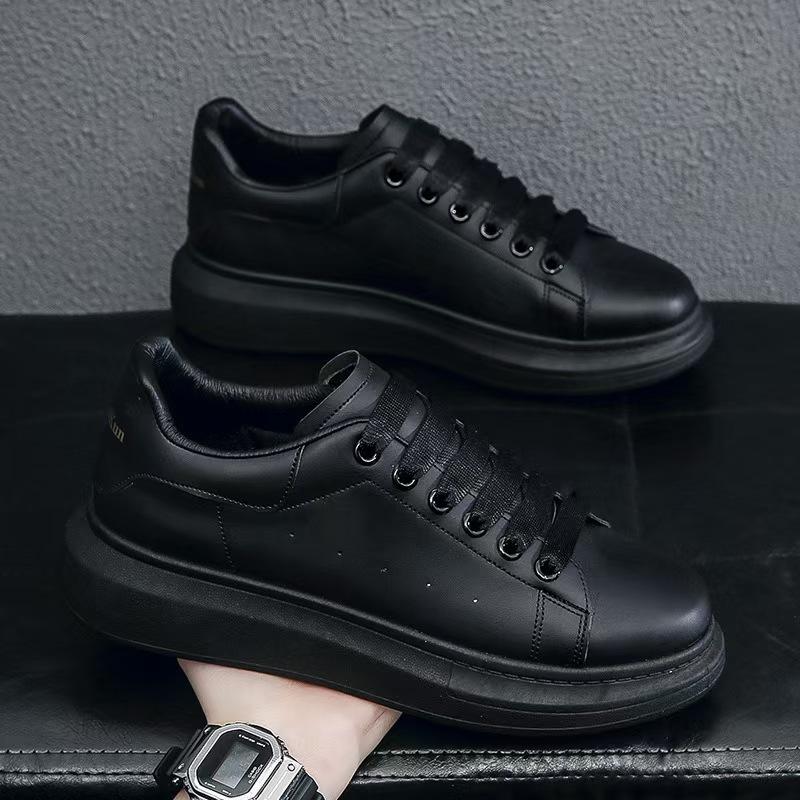 Новая женская обувь на толстой подошве, весенняя мода, универсальная повседневная обувь, корейский стиль, уличная белая обувь