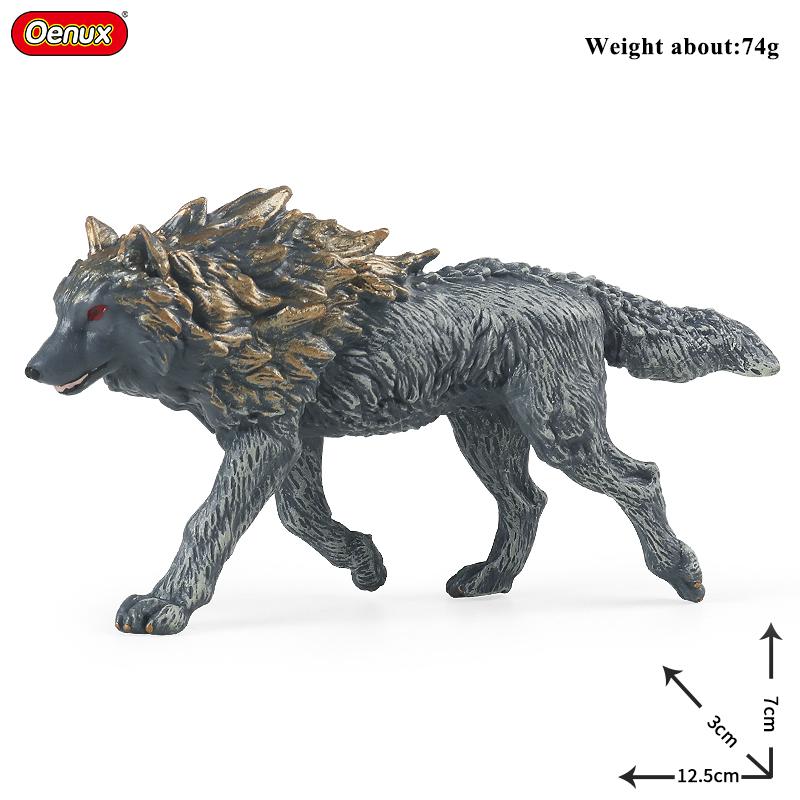 Oenux Original Savage Dinosaurs Myth Dragon Animals Model Fire Bull Octopus Monster Crab Action Figures Kids Collection Toy Gift