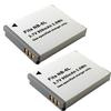 2-piece set Canon NB-6L / NB-6LH compatible battery camera rechargeable lithium-ion digital charging pack accessory spare