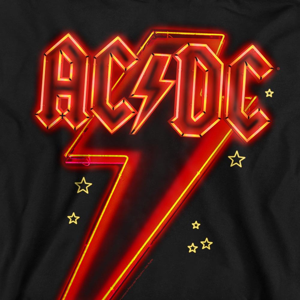 AC/DC Unisex Adult Neon Bolt Sweatshirt