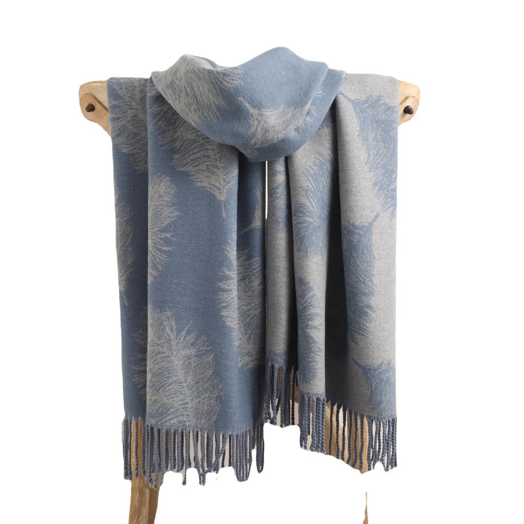 Кашемировый шарф, женские длинные шарфы, шаль, женский хиджаб, зимнее теплое одеяло с принтом, двухсторонние шарфы из пашмины, бандана, 2021