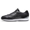 Reebok Royal Glide Ripple Clip Амортизация PU Низкие Спортивные Повседневные Кроссовки Унисекс Черные EF7712