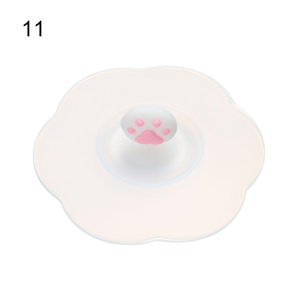 Seal Tea Coffee Lids Cap Leakproof Dustproof Suction Cup Cover Silicone Cup Cover