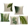 Tropical Plants Palm Tree Printed Decorative Throw Pillow Cushion Cover Case Green Leaf Leaves Cushion Case For Sofa Home