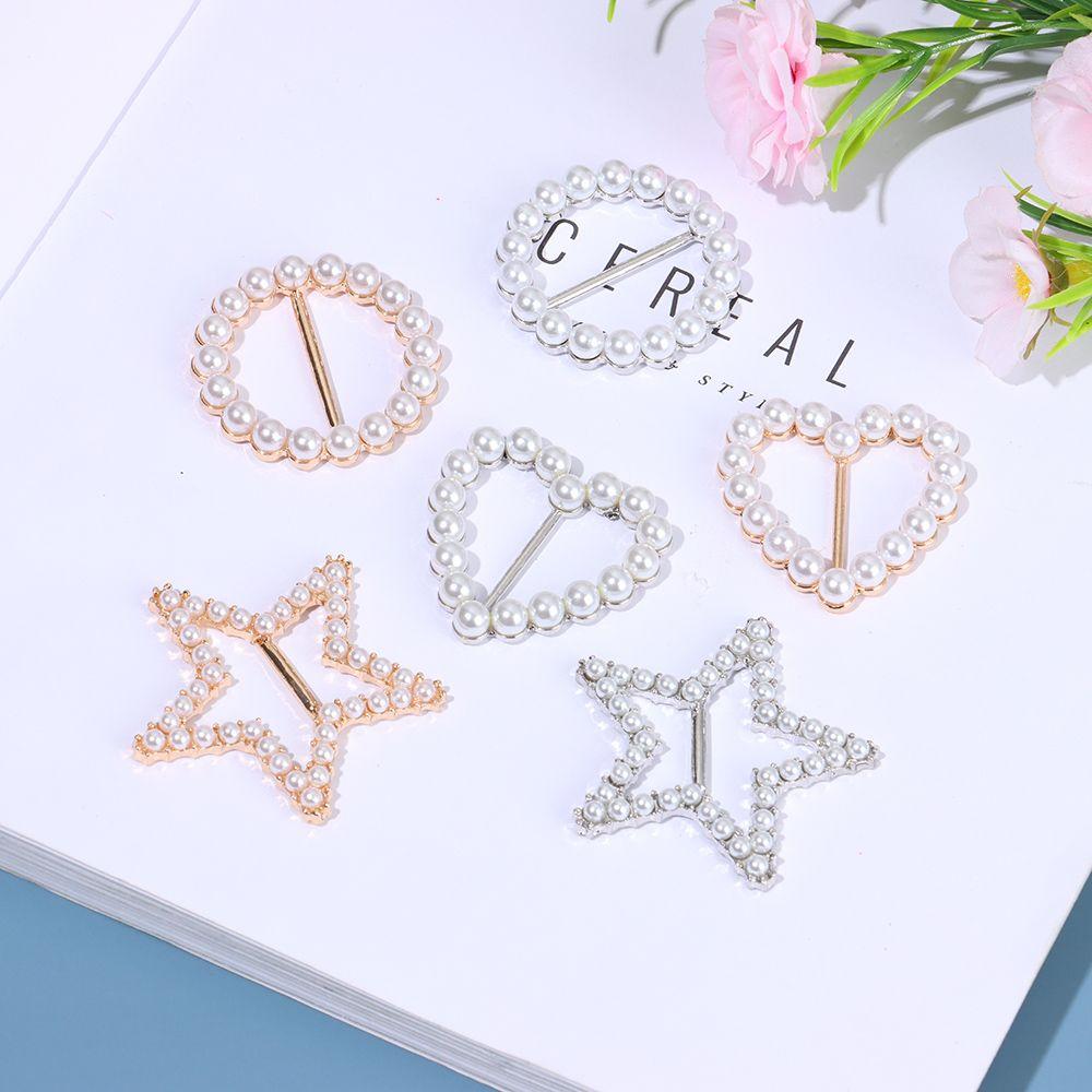 Corner Hem Shirt Hem Decorative Buckle Knotted Buckle Ring Clothes Tighten Silk Scarf Buckle