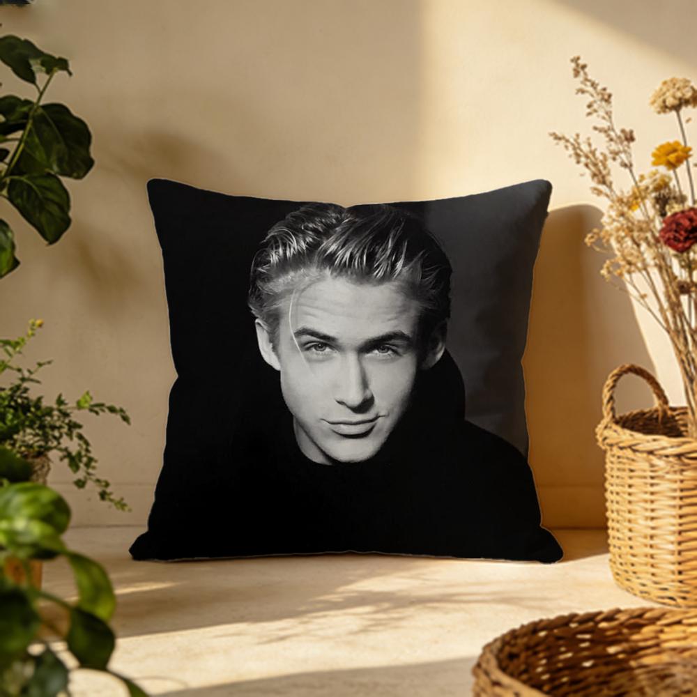 Trendy RRyan Goslinging Cushion Cover Versatile DoubleSided Pillow Case Fit for Sofa Bed Car  Daily Decor