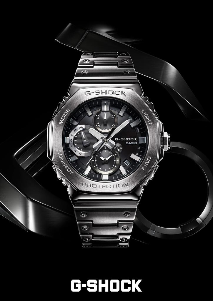 Часы полностью металлический хронограф с Bluetooth Tough Solar Silver [Casio] G-Shock [] GMC-B2100D-1AJF мужские