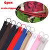 5pcs Trousers Coil Garment Clothing Tailor Handcraft Resin Zipper Nylon Zippers Sewing