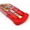 Anpanman Trio Set Chopsticks Spoon Fork Bento Chopsticks Case Chopsticks Slide Type Antibacterial Red Set Freezer (Трио-набор, сумка)