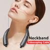 Bluetooth Neckband Headphone + Speaker 2 In 1 Large Capacity Subwoofer HiFi Super Bass With Telescoping Cable For Sport