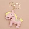 Women's Bag Charm Decoration Bag Pendant Cartoon Rocking Wooden Horse Women's Leather  Bag Charm Key Chain Cute Bag Accessories Gifts