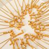 18k Gold-Plated Titanium Steel Bubble Letters Necklace for Women