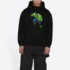 Balenciaga x Marvel Hulk Hoodie Medium Fit 'Black' Men's 600583TLV581000