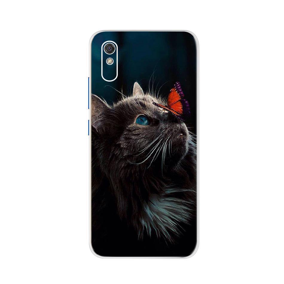 Для Redmi 9A Чехол Xiaomi Redmi 9A Покрытие 6.53 дюйма Задняя сторона Силиконовый Мягкий Чехол для телефона fundas для Xiaomi Redmi 9A Redmi9A 9 A A9 Чехол