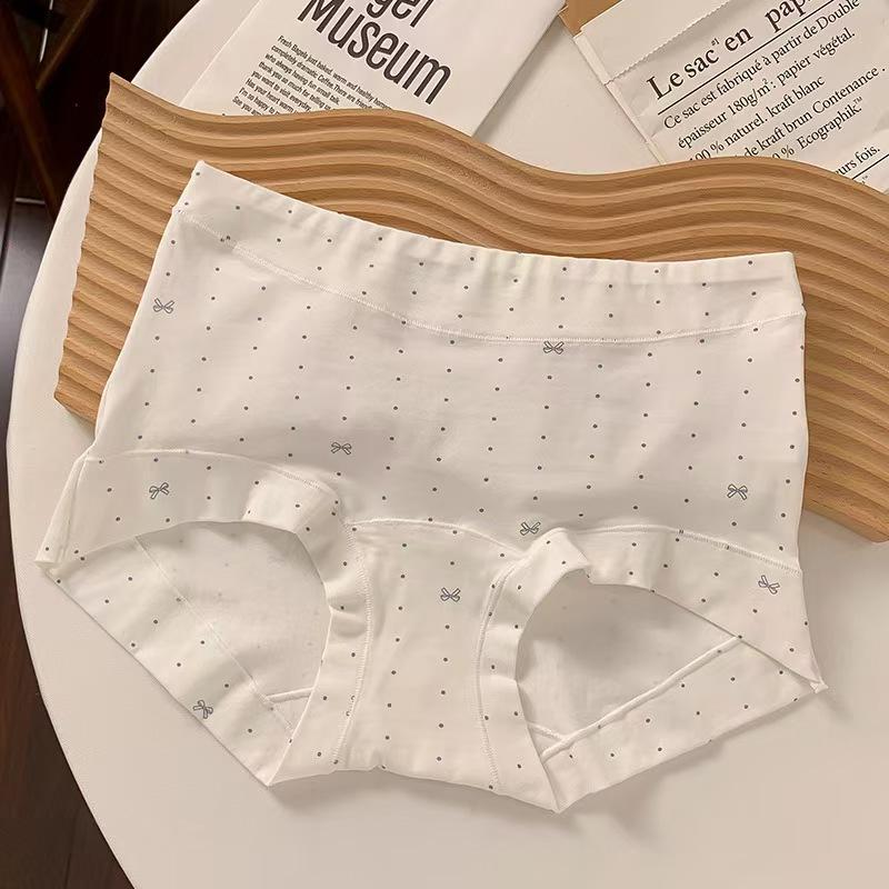 Sweet and pure girl print lace edge pure cotton underwear women's no steel ring anti-sagging small chest gathering thin bra