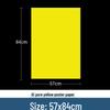 Extra Large Double-Sided Pure Yellow Poster Paper for Supermarket Sale Promotions