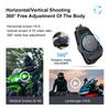 Bluetooth гарнитура для мотоциклетного шлема беспроводное WiFi приложение для мотоцикла видеорегистратор Moto DVR 1080P объектив видеорегистратор 1500 мАч водонепроницаемый