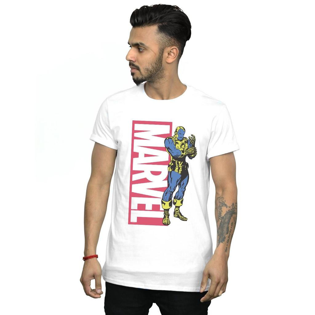 Marvel Mens Iron Man Pop Profile T-Shirt