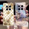 Модный Чехол-Вулкан для Vivo X300 Pro, Прозрачный Мягкий TPU, Защита от Царапин, Чехол для Пары