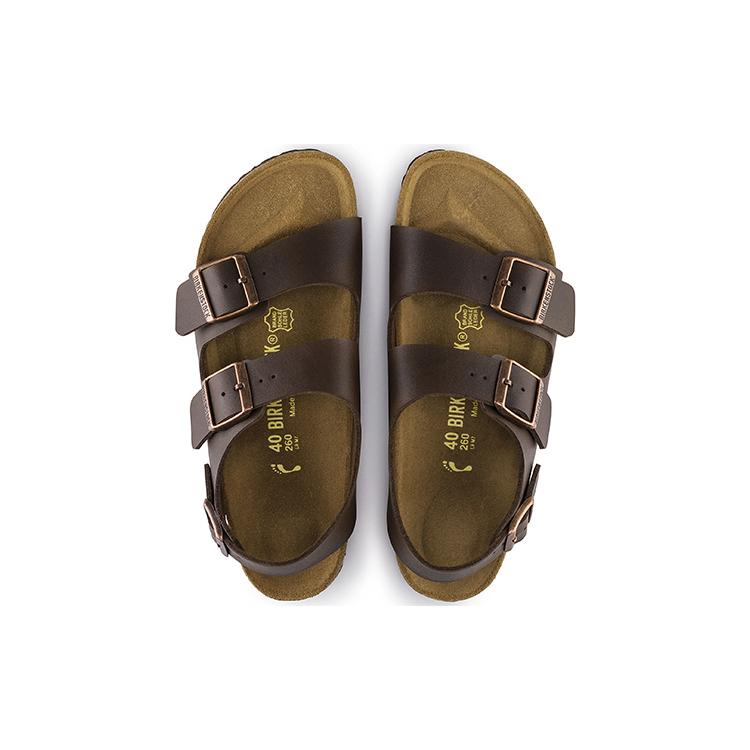 Birkenstock Сандалии Milano Birko Flor 'Темно-коричневые' 34701